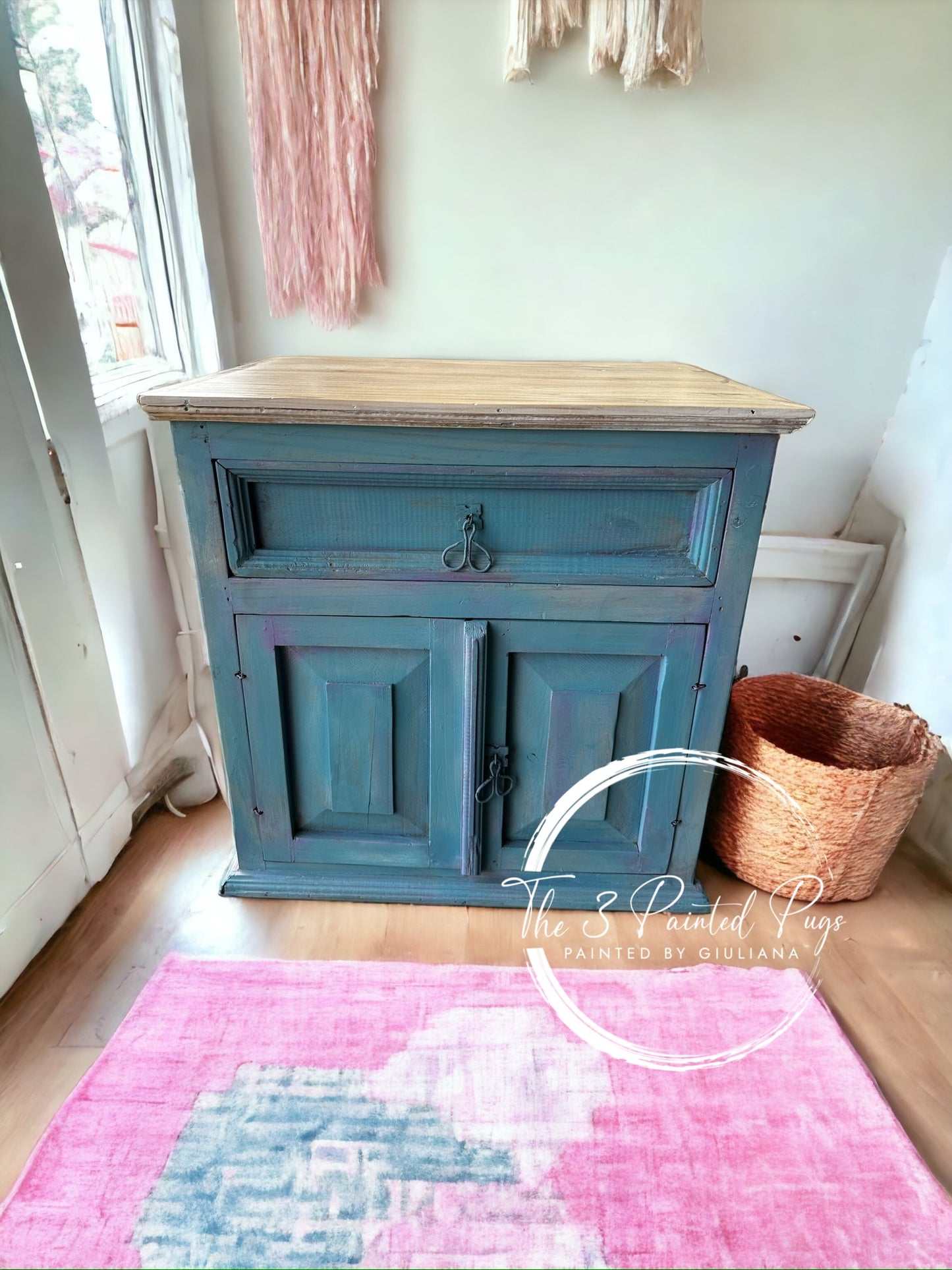 Mexican Pine Nightstand/Side Table