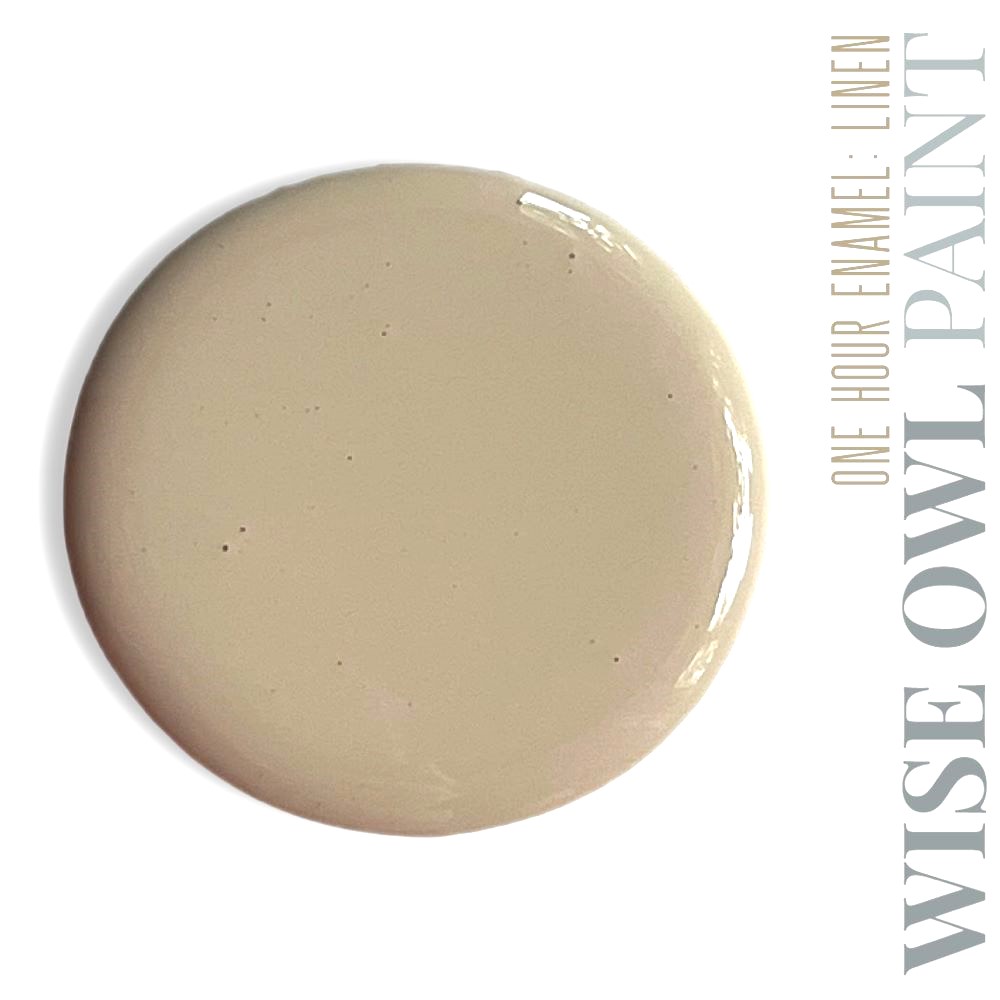 Wise Owl One Hour Enamel Paint Linen - The 3 Painted Pugs