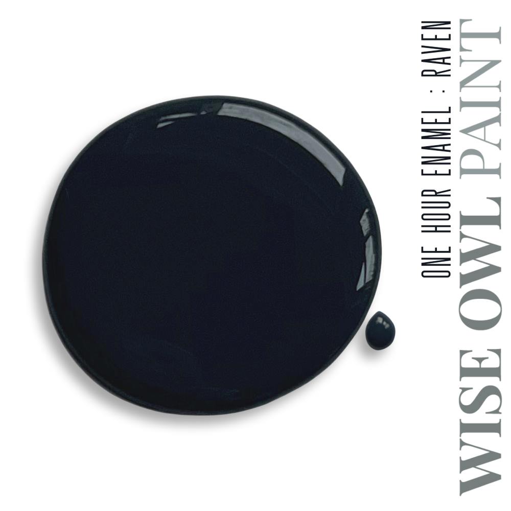 Wise Owl One Hour Enamel Paint Raven - The 3 Painted Pugs