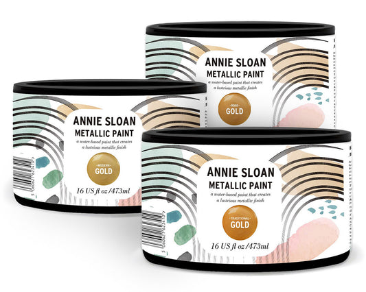 Annie Sloan Metallic Paint - The 3 Painted Pugs