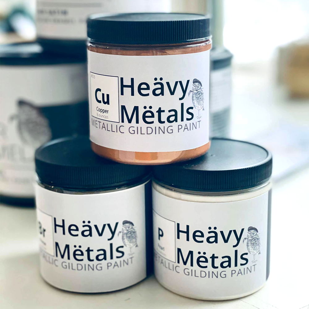 Wise Owl Heavy Metals Metallic Gilding Paint - The 3 Painted Pugs
