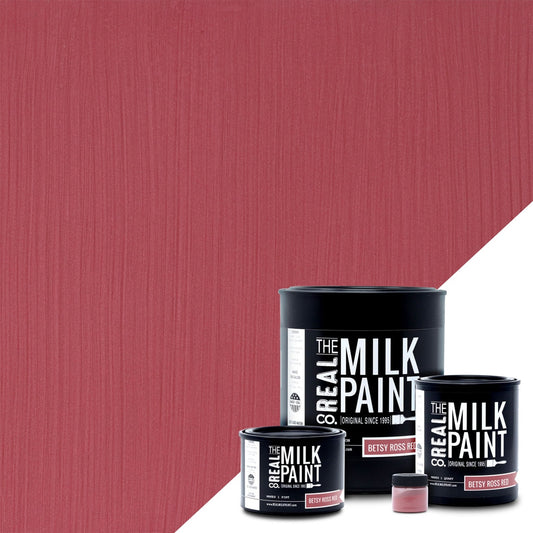 The Real Milk Paint Co. Milk Paint - Betsy Ross Red - The 3 Painted Pugs