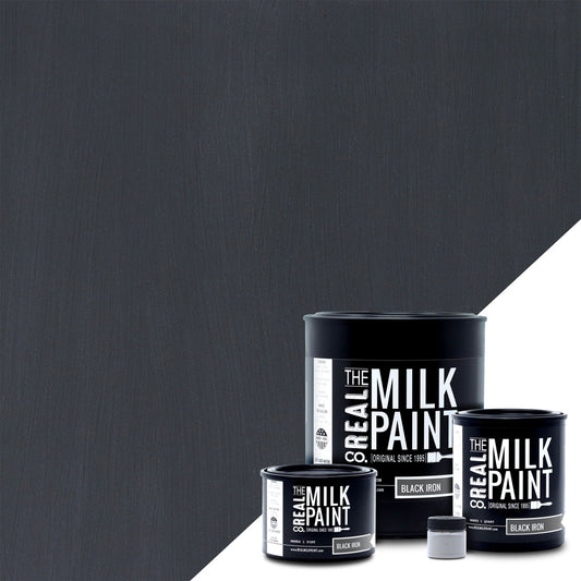 The Real Milk Paint Co. Milk Paint - Black Iron - The 3 Painted Pugs