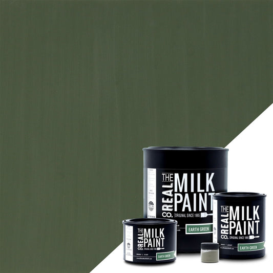 The Real Milk Paint Co. Milk Paint - Earth Green - The 3 Painted Pugs