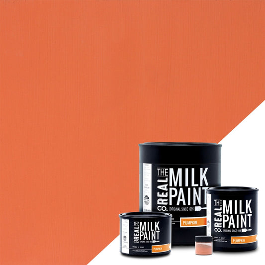 The Real Milk Paint Co. Milk Paint - Pumpkin - The 3 Painted Pugs