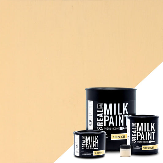 The Real Milk Paint Co. Milk Paint - Yellow Rose - The 3 Painted Pugs
