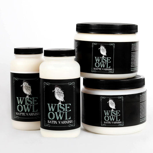 Wise Owl Paint Varnish - The 3 Painted Pugs
