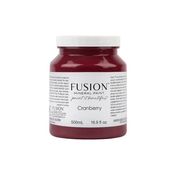 Fusion Mineral Paint - Cranberry - The 3 Painted Pugs
