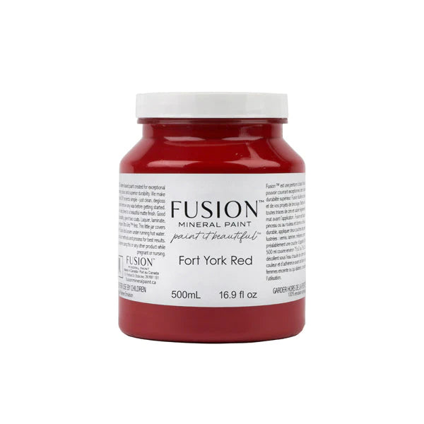 Fusion Mineral Paint - Fort York Red - The 3 Painted Pugs