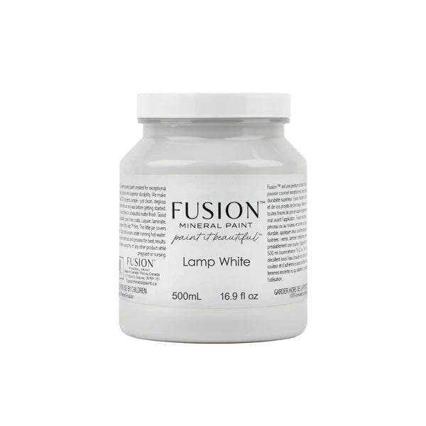 Fusion Mineral Paint - Lamp White - The 3 Painted Pugs
