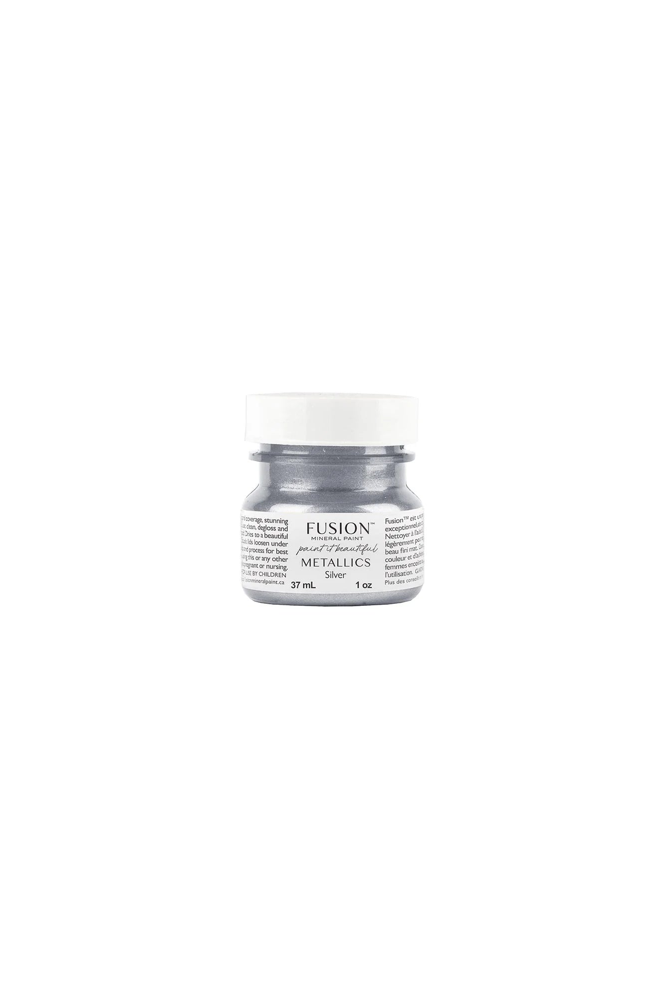 Fusion Metallic Paint - Silver - The 3 Painted Pugs